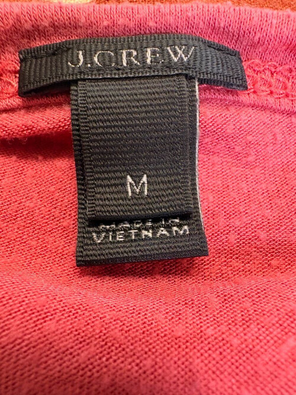J.Crew Pink Tie Front Cropped Short Sleeve T-Shirt Size Medium - Picture 5 of 9